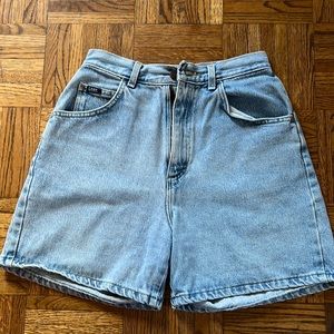 Vintage Lee HighWaisted Jean Shorts